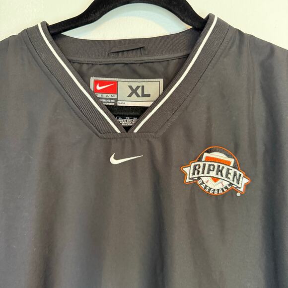 Baltimore Orioles Ripken Baseball Nike Vintage Pullover Windbreaker Mens Size XL - Picture 3 of 7